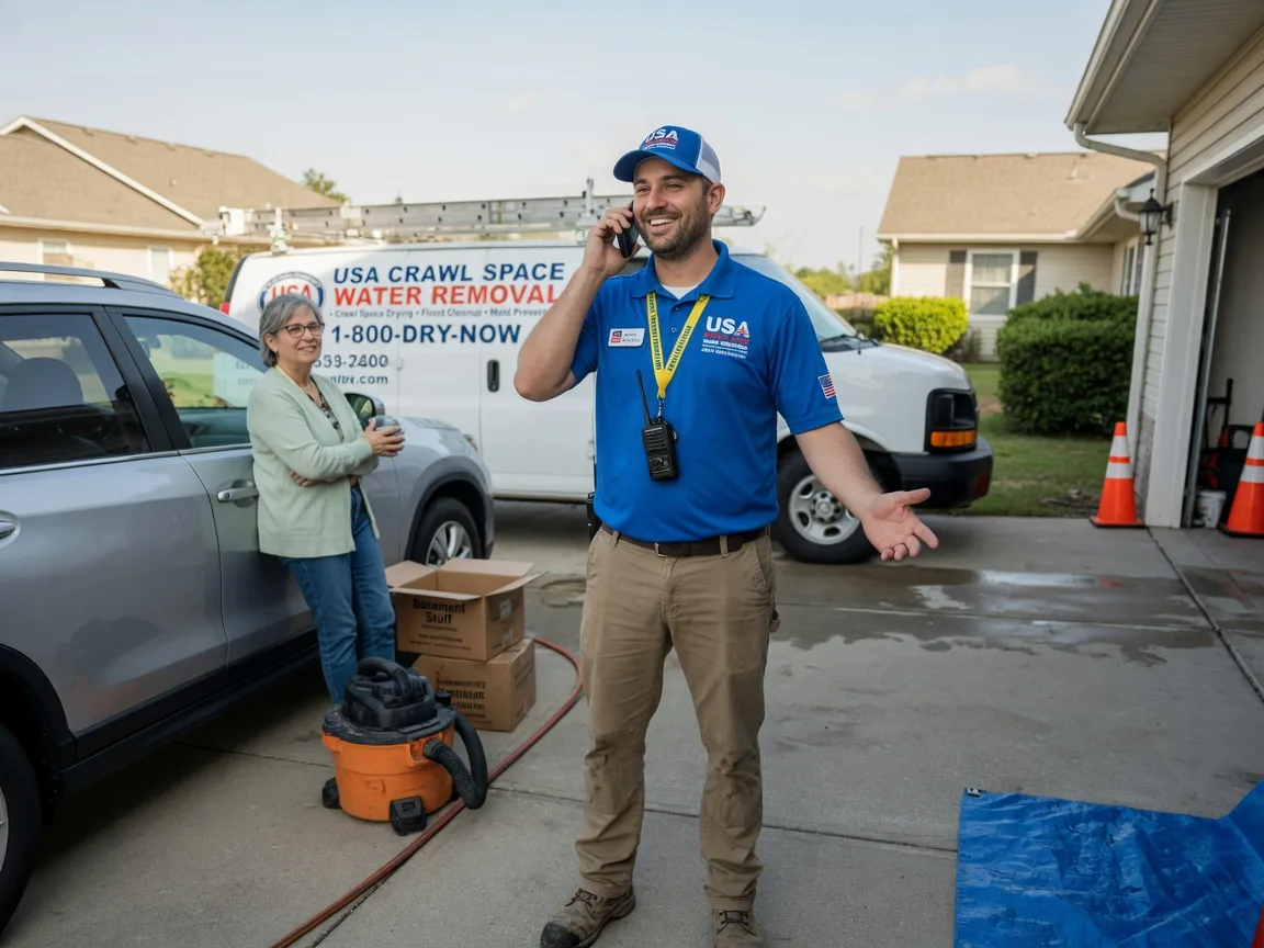 Crawl Space Water Removal Broadway, OH FAQs